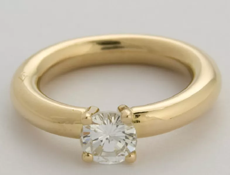 Bague solitaire serti griffes