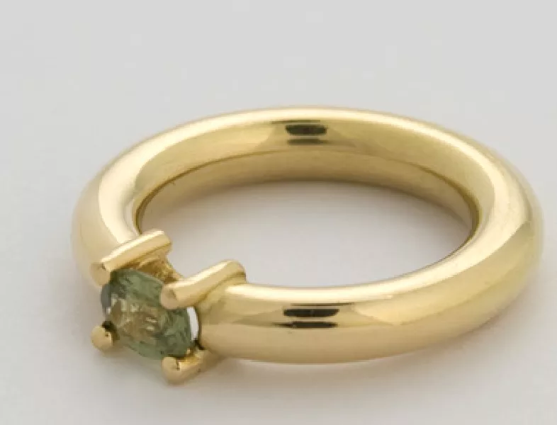 Bague anneau serti griffes