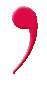 virgule rouge